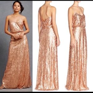 Donna Morgan - Rose Gold Sequin Dress in perfect condition